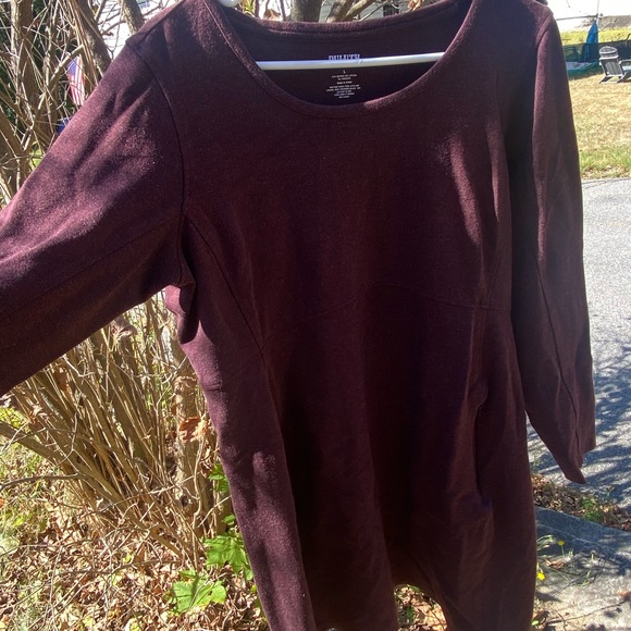 Duluth Wearwithall Ponte Dress L - Picture 2 of 6